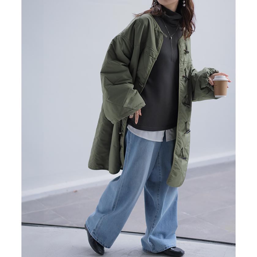 HUG.U（ハグユー） ロンT 裏起毛 タートルネック ひまわりオイル