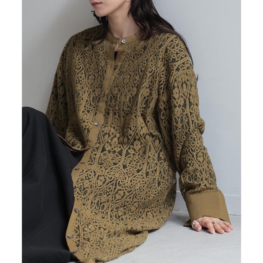 HUG.U（ハグユー） ワンピース シャツ レース レディース トップス 総