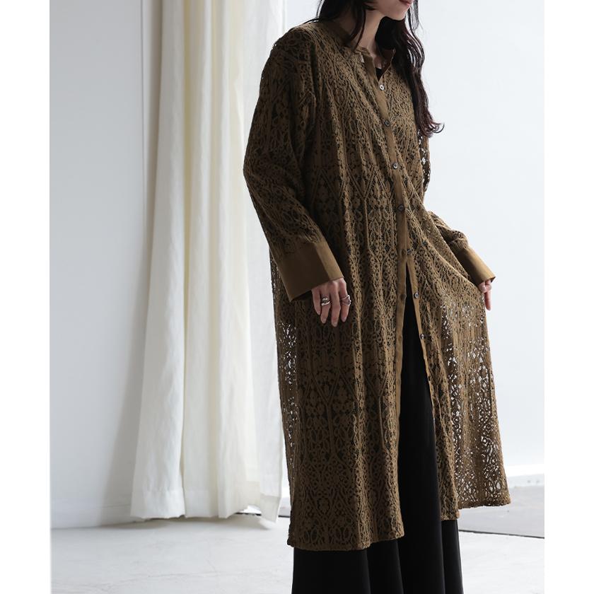 HUG.U（ハグユー） ワンピース シャツ レース レディース トップス 総