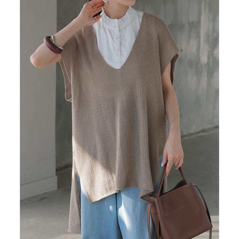 つけ襟 レイヤード レディース フリル 重ね着 付け襟 シャツ 風 無地 スタンドカラー モックネック | HUG.U | 11