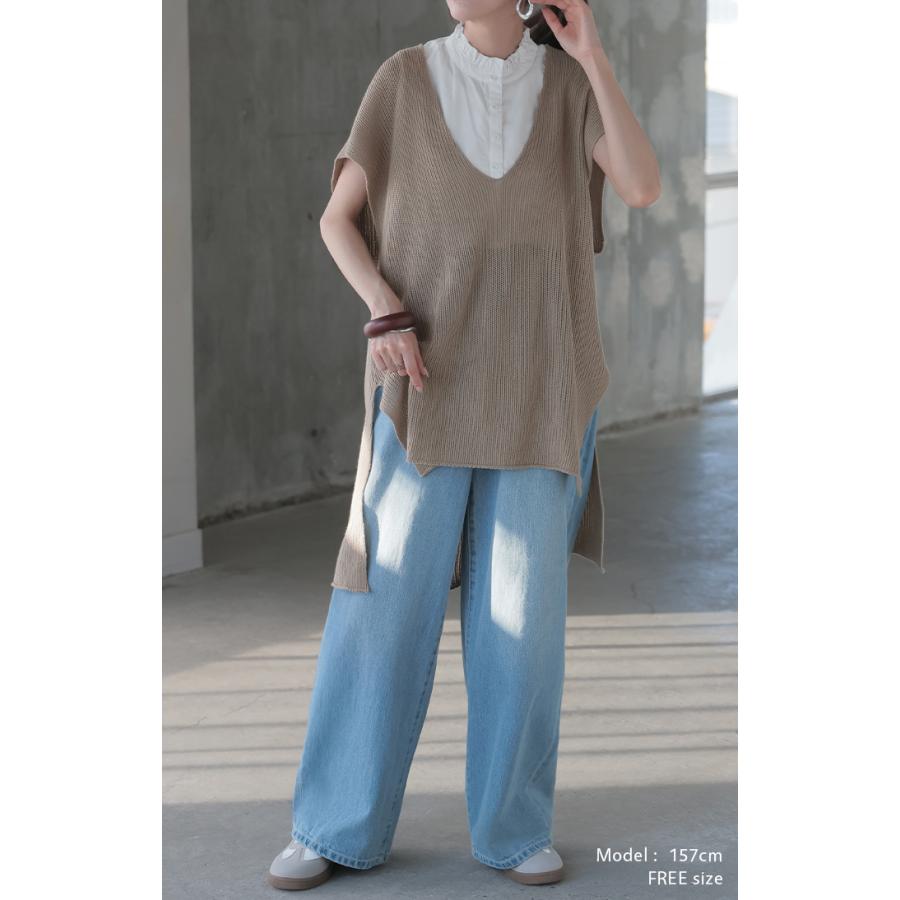 つけ襟 レイヤード レディース フリル 重ね着 付け襟 シャツ 風 無地 スタンドカラー モックネック | HUG.U | 07