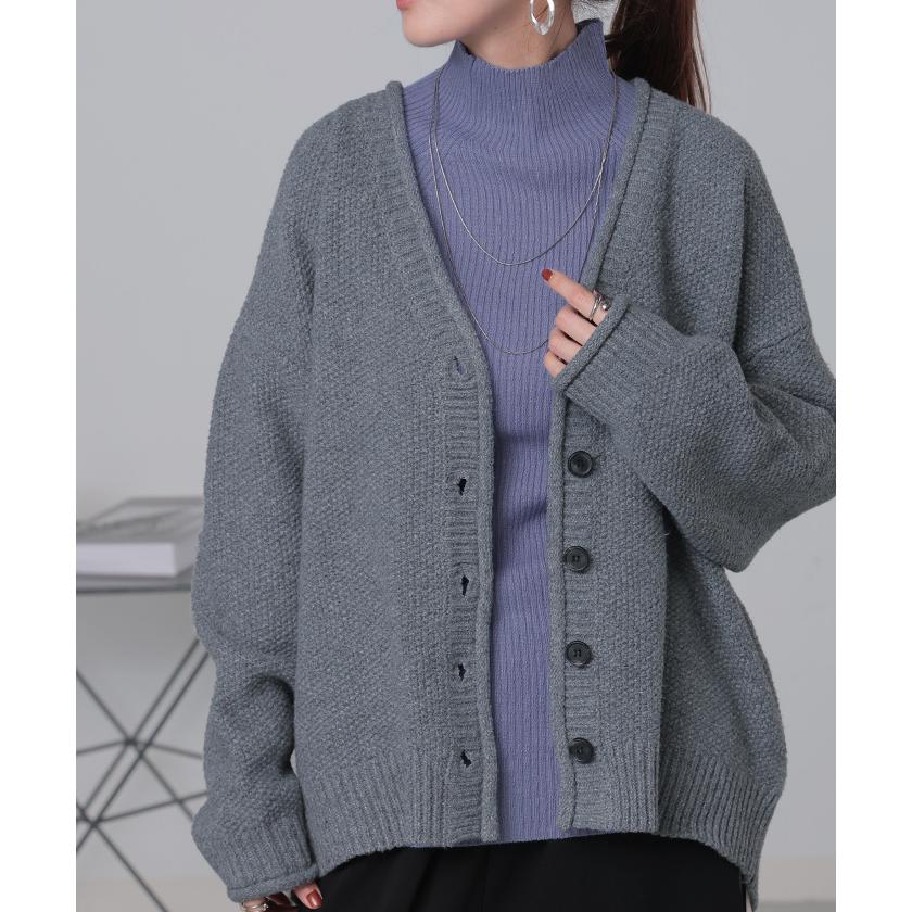 ニット 洗える リブ インナー レディース セーター トップス リブニット タートル タートルネック ハイネック きれいめ 薄手 長袖 無地 レイヤード 重ね着 長い | HUG.U | 18