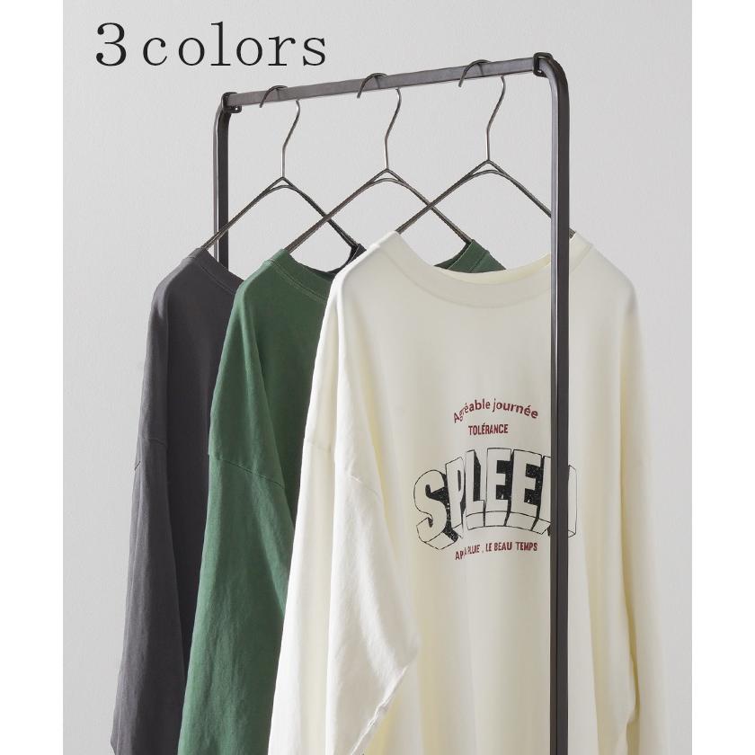 カットソー ロンT 綿100 レディース トップス ロング Tシャツ チュニック ロングトップス ロングTシャツ | HUG.U | 12