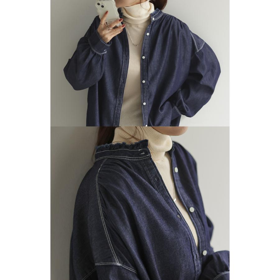 美品　ディーゼル　男女兼用　デニム　パッチワーク　ロングアウター　ロングシャツ DIESEL（ディーゼル）の「メンズ ロング コート デニムプリント