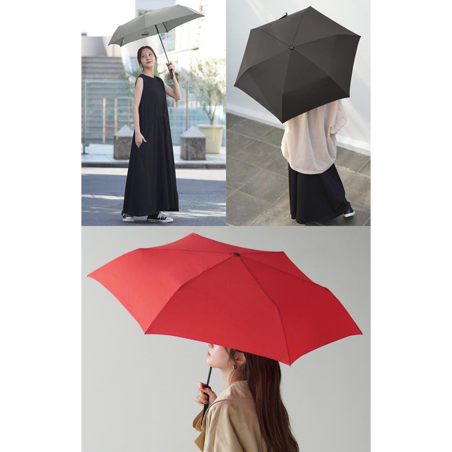 傘 折りたたみ 雨傘 大きい 大きめ 撥水 頑丈 レディース 折りたたみ傘 折り畳み ワンプッシュ 軽量 軽い | HUG.U | 19
