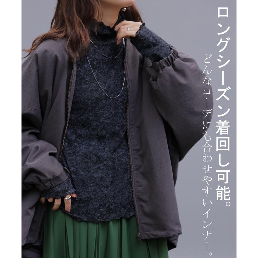 パンツ デニム ワイド 綿100 レディース ロング 長め ボトムス ダメージ 加工 ハイウエスト デニムパンツ 無地 ジーパン | HUG.U | 17