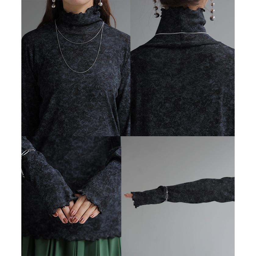 パンツ デニム ワイド 綿100 レディース ロング 長め ボトムス ダメージ 加工 ハイウエスト デニムパンツ 無地 ジーパン | HUG.U | 18