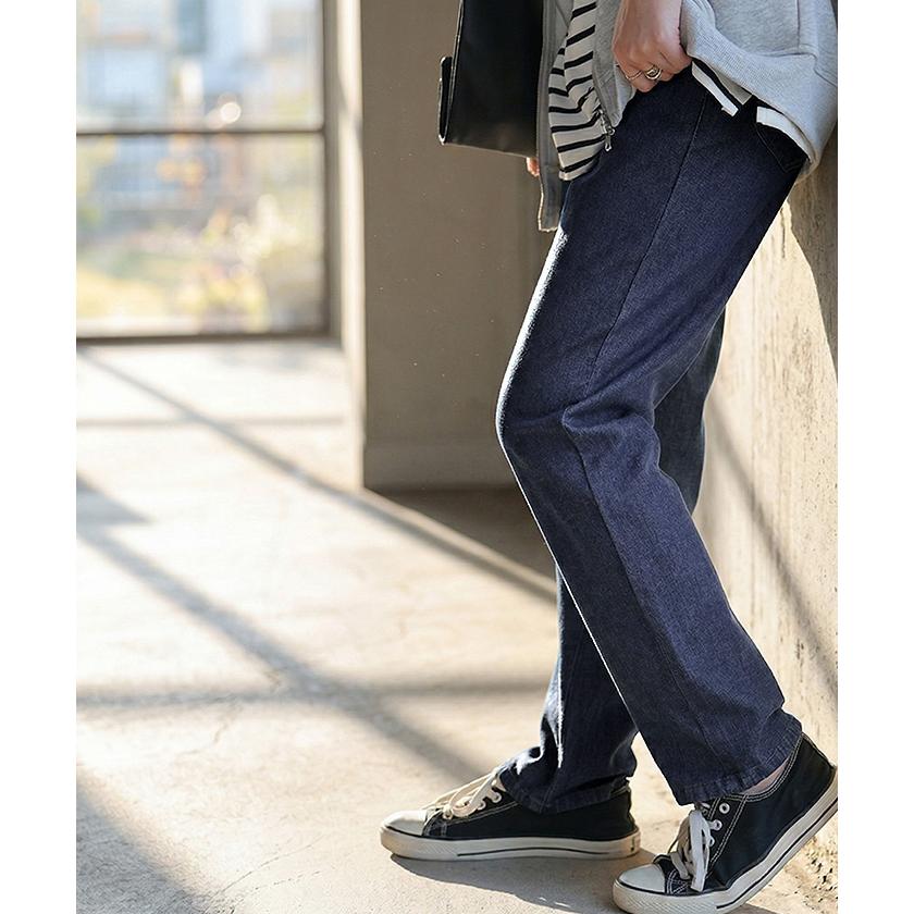 パンツ スウェット テーパード レディース デニムパンツ テーパードパンツ ジーンズ ジーパン ボトムス | HUG.U | 07