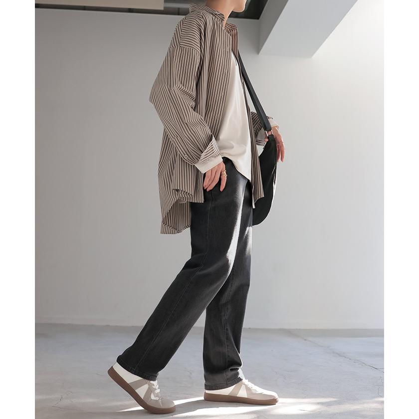 パンツ スウェット テーパード レディース デニムパンツ テーパードパンツ ジーンズ ジーパン ボトムス | HUG.U | 09