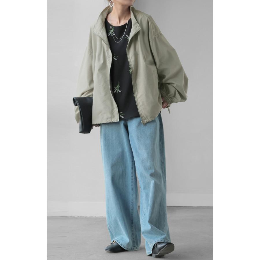 ブルゾン アウター スタンドネック レディース ジャンパー ライトアウター 羽織 軽い ドルマン | HUG.U | 21