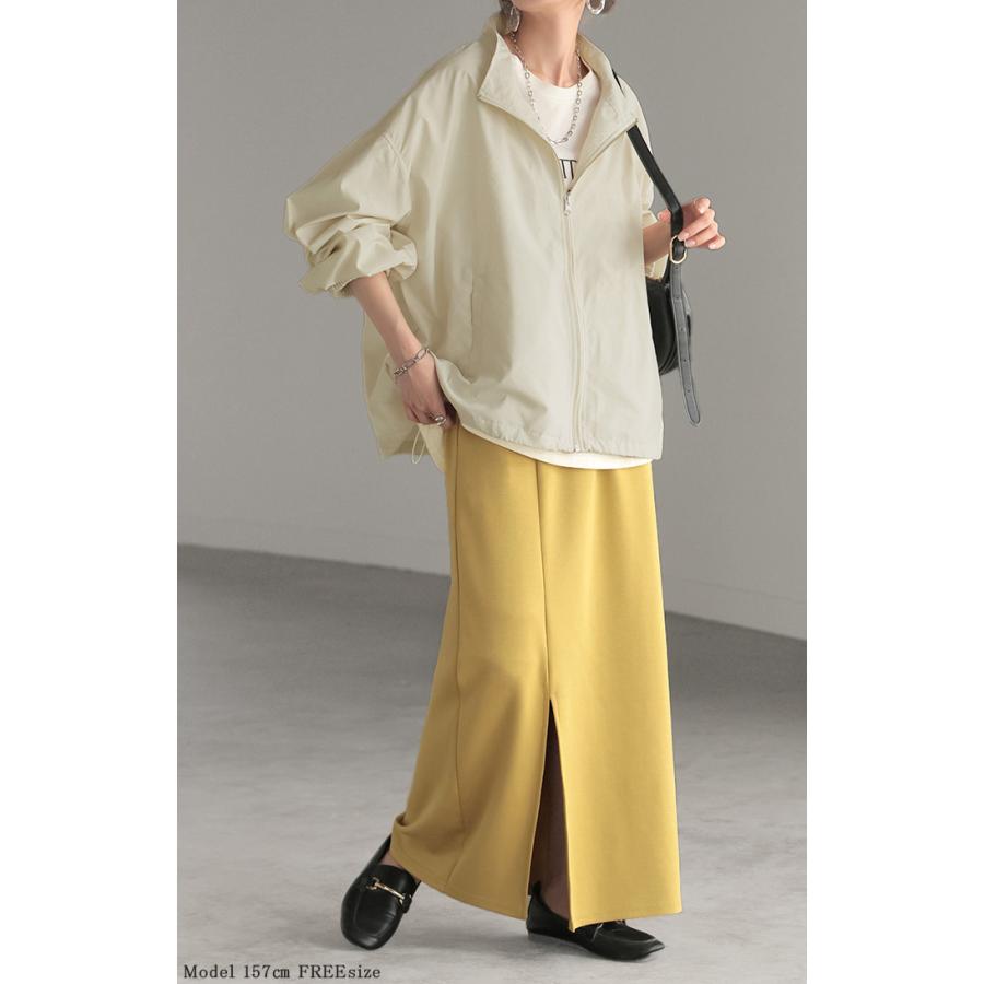 ブルゾン アウター スタンドネック レディース ジャンパー ライトアウター 羽織 軽い ドルマン | HUG.U | 11