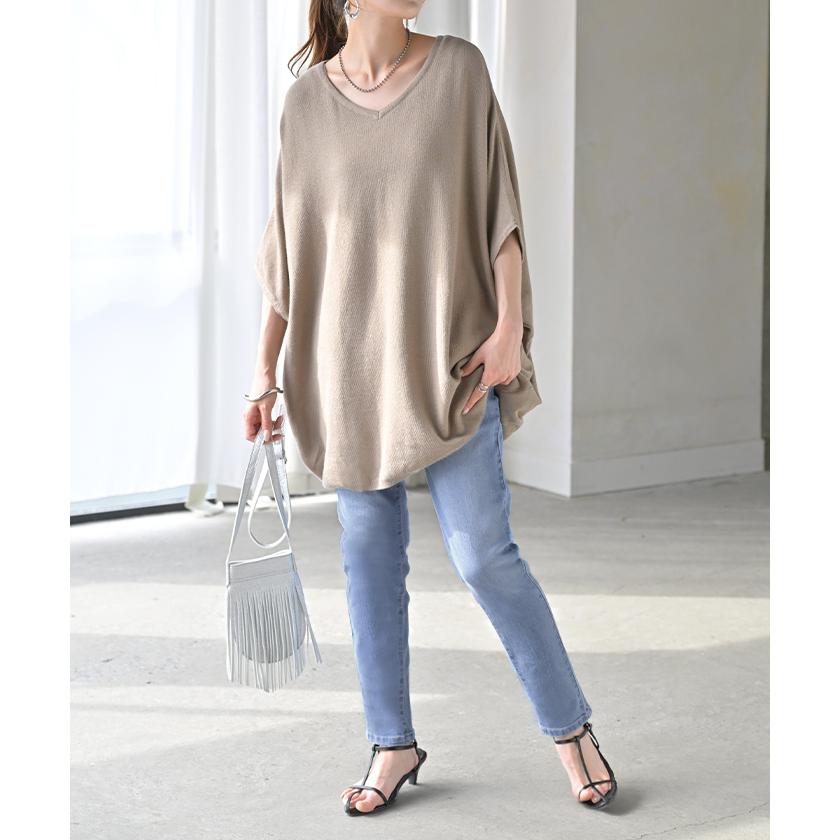 デニム パンツ UVカット 接触冷感 吸水 速乾 デニムパンツ レディース 低身長 さん スキニー スキニーデニム | HUG.U | 08