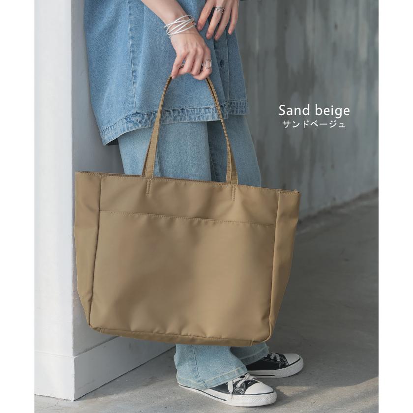 ◾️新品　未使用◾️BAGGU トートバッグ　ベージュ色 BAGGU ジップ付きトートバッグ - メルカリ