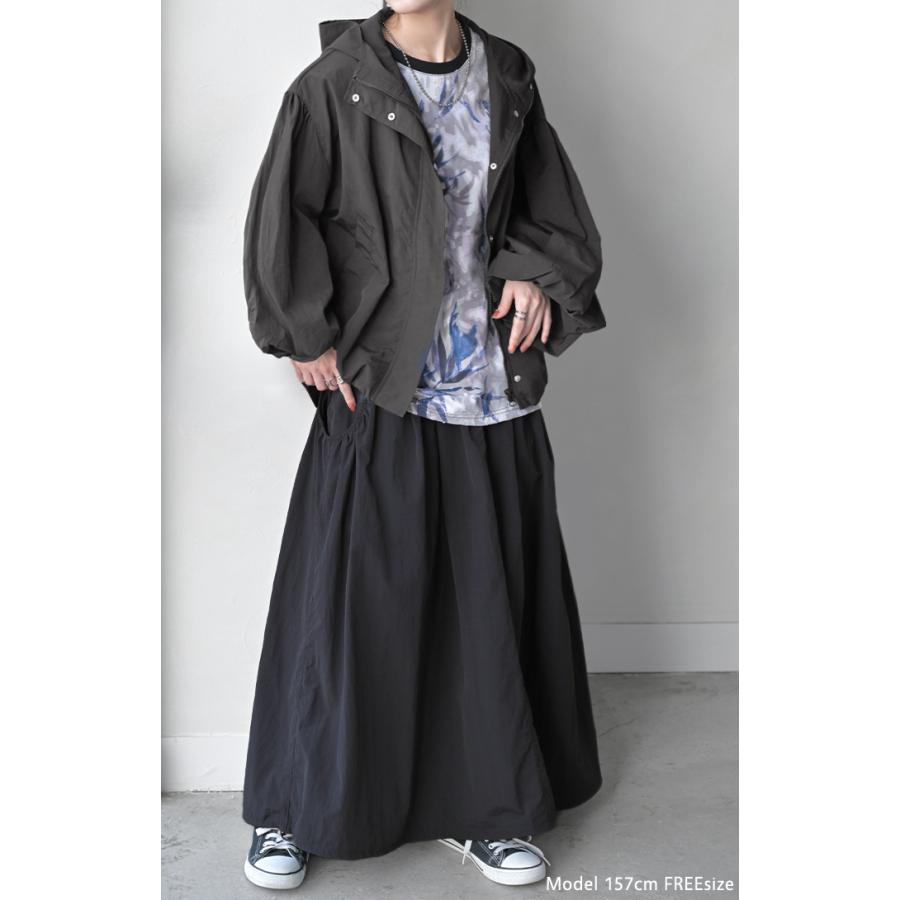 スカート  撥水 ロング 別売り セットアップ 可 レディース ボトムス ロングスカート カーゴ ゴム | HUG.U | 13