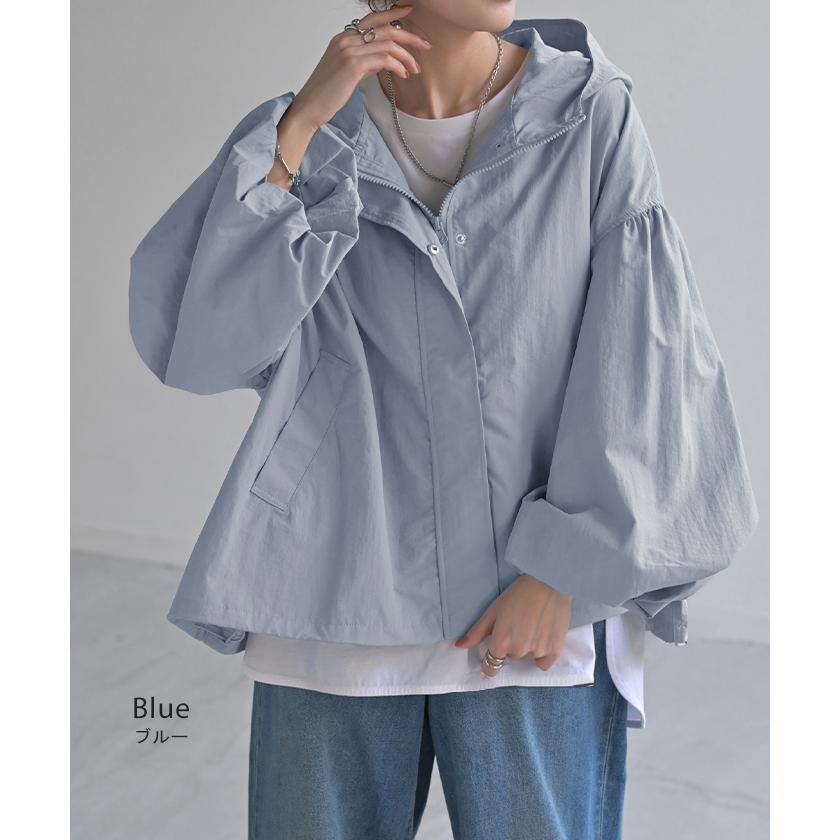 ブルゾン  撥水 別売り セットアップ 可 ジャスト丈 レディース アウター ナイロン ジャケット コート | HUG.U | 19