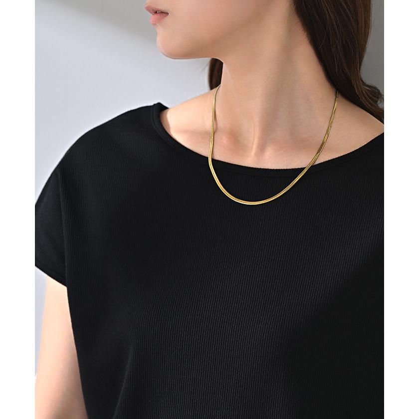 ネックレス スネーク チェーン レディース アクセサリー チェーン ロング ロングネックレス 錆びにくい | HUG.U | 13