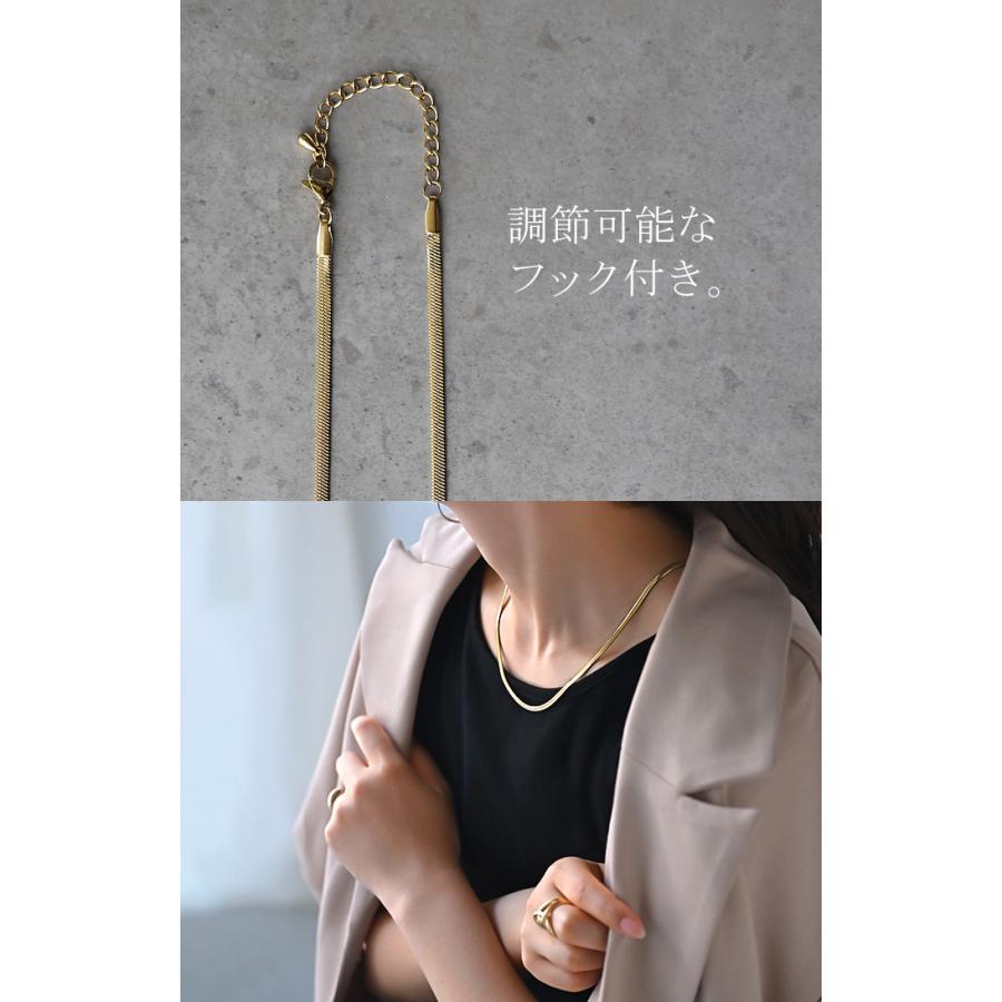 HUG.U ネックレス スネーク チェーン レディース アクセサリー