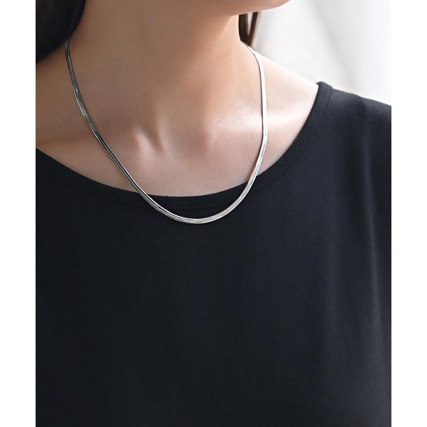 ネックレス スネーク チェーン レディース アクセサリー チェーン ロング ロングネックレス 錆びにくい | HUG.U | 15