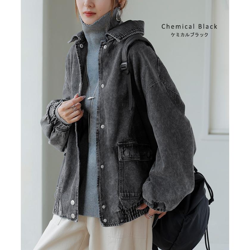 HUG.U（ハグユー） ジャケット デニム 綿100 レディース ロング G