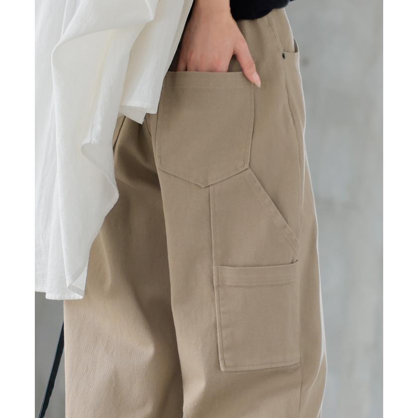 パンツ ペインターパンツ チノ レディース カーゴパンツ チノパン ワイド ワークパンツ ベイカー ジョガーパンツ | HUG.U | 23