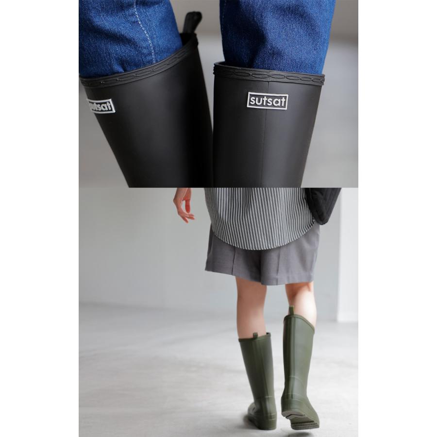 レインブーツ ロング丈 23.0cm 〜 24.5cm 長靴 ロゴ レイン ブーツ レディース 靴 ロング ロングブーツ シューズ | HUG.U | 18