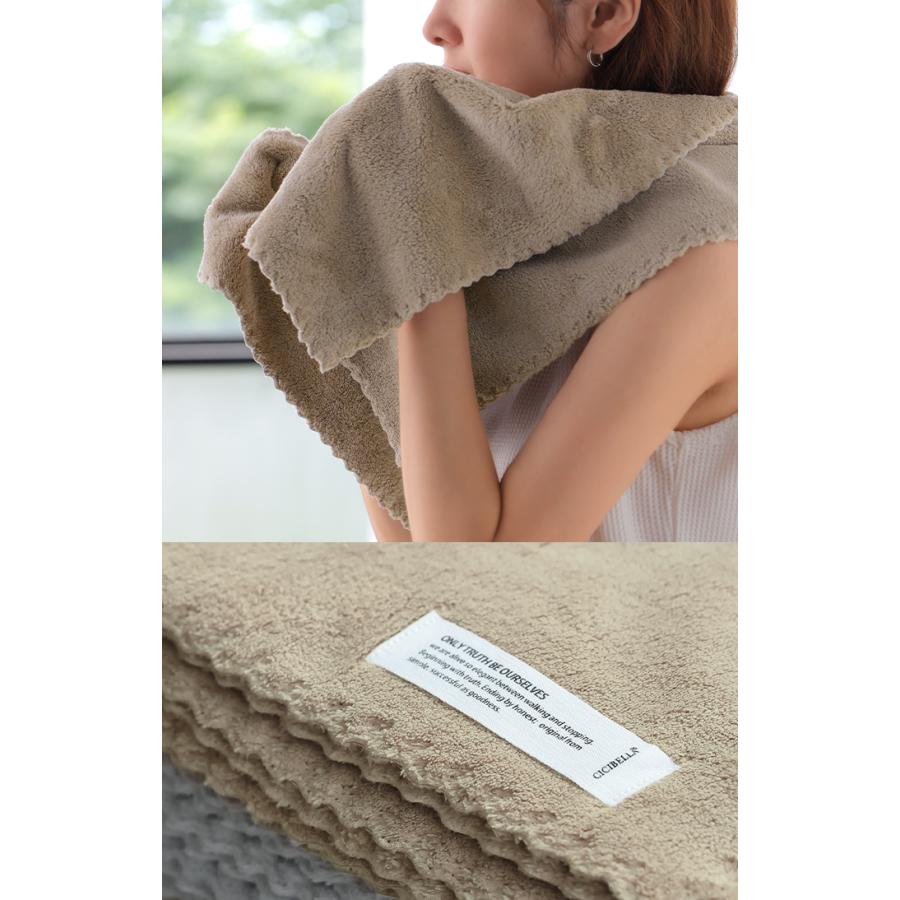 タオル 2点セット マイクロファイバー 超高吸水 速乾 ヘアタオル ドライタオル 吸水タオル ドライヤー 時短 大きいサイズ お風呂上がり 柔らかい 高吸水 長い髪 | HUG.U | 20