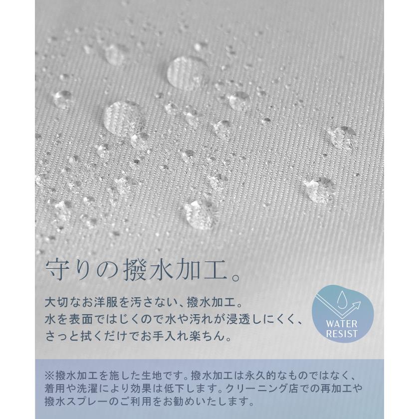 エプロン バッククロス 撥水 軽量 ロング レディース h型 ワークエプロン ロングエプロン ロング丈 軽い 薄い メンズ 大人 無地 シンプル おしゃれ | HUG.U | 08