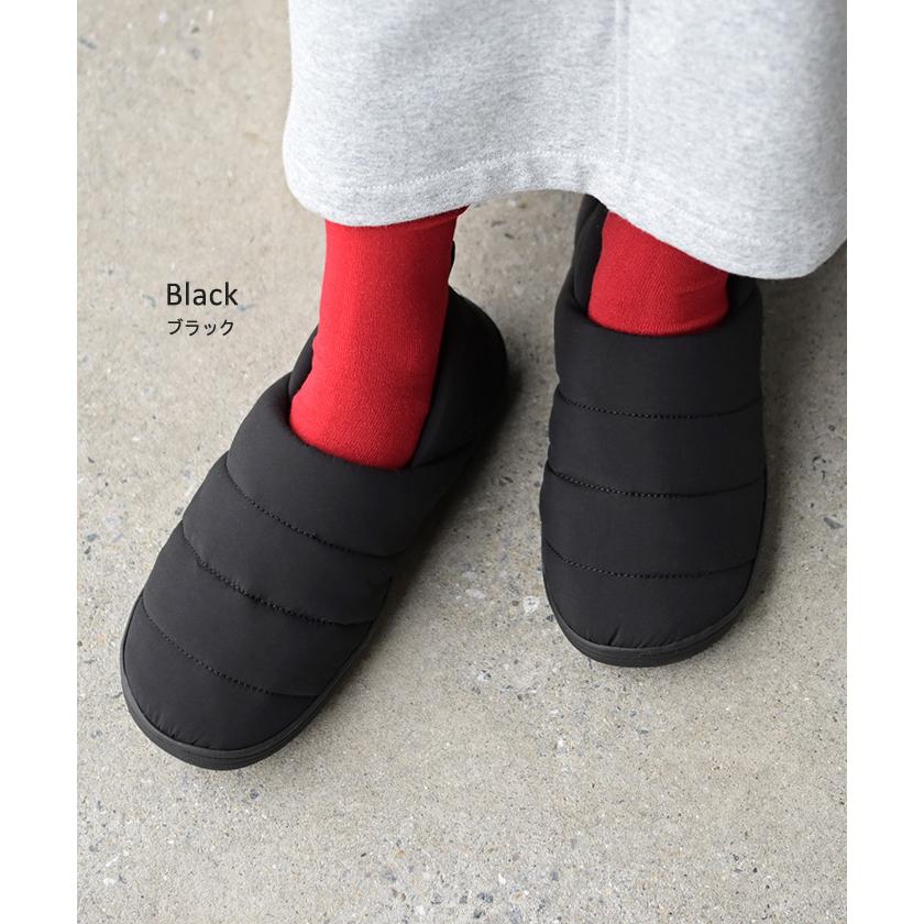 モックシューズ レディース 中綿 裏起毛 サボサンダル 歩きやすい キャンプシューズ スリッポン かかとが踏める スニーカー 靴 シューズ 紐なし くつ クツ 軽量 | HUG.U | 12