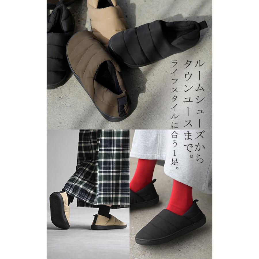 モックシューズ レディース 中綿 裏起毛 サボサンダル 歩きやすい キャンプシューズ スリッポン かかとが踏める スニーカー 靴 シューズ 紐なし くつ クツ 軽量 | HUG.U | 14