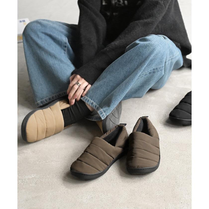 モックシューズ レディース 中綿 裏起毛 サボサンダル 歩きやすい キャンプシューズ スリッポン かかとが踏める スニーカー 靴 シューズ 紐なし くつ クツ 軽量 | HUG.U | 15