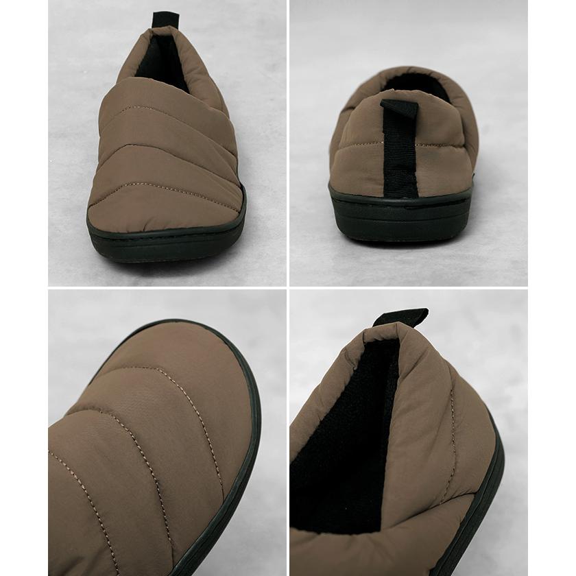 モックシューズ レディース 中綿 裏起毛 サボサンダル 歩きやすい キャンプシューズ スリッポン かかとが踏める スニーカー 靴 シューズ 紐なし くつ クツ 軽量 | HUG.U | 20