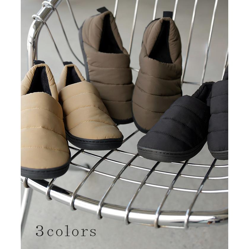 モックシューズ レディース 中綿 裏起毛 サボサンダル 歩きやすい キャンプシューズ スリッポン かかとが踏める スニーカー 靴 シューズ 紐なし くつ クツ 軽量 | HUG.U | 10