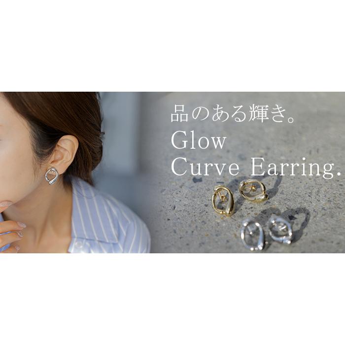 イヤリング ピアスに見える イヤカフ イヤーカフ シルバー ゴールド ノンホール ウェーブ ねじり ぷっくり アクセサリー アクセ フープ フープイヤリング | HUG.U | 16