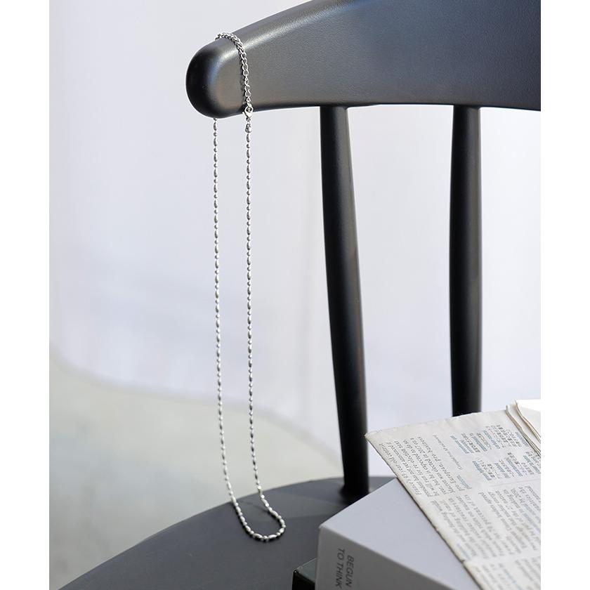 ネックレス サージカルステンレス ロング ビーズ チェーン レディース アクセサリー アクセ シルバー 銀 モチーフ 錆びにくい 金属アレルギー 対応 金アレ | HUG.U | 11