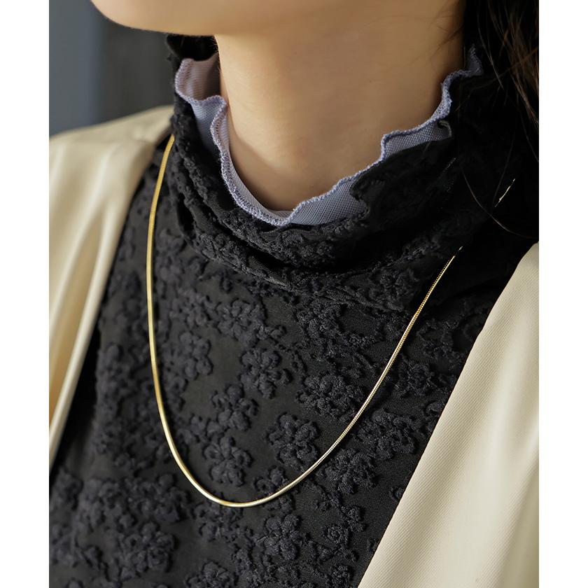 ネックレス サージカルステンレス ブレスレット 2WAY レディース アクセサリー ブレス アクセ シルバー ゴールド チェーン ロング モチーフ 錆びにくい | HUG.U | 06