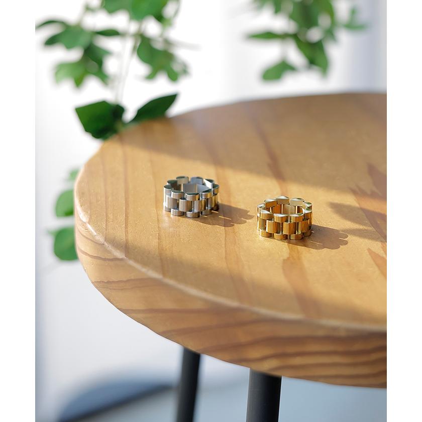 リング サージカルステンレス アクセサリー シルバー ゴールド 錆びにくい 金属アレルギー 金アレ シルバーアクセサリー アクセ 指輪 アレルギー対応 | HUG.U | 12