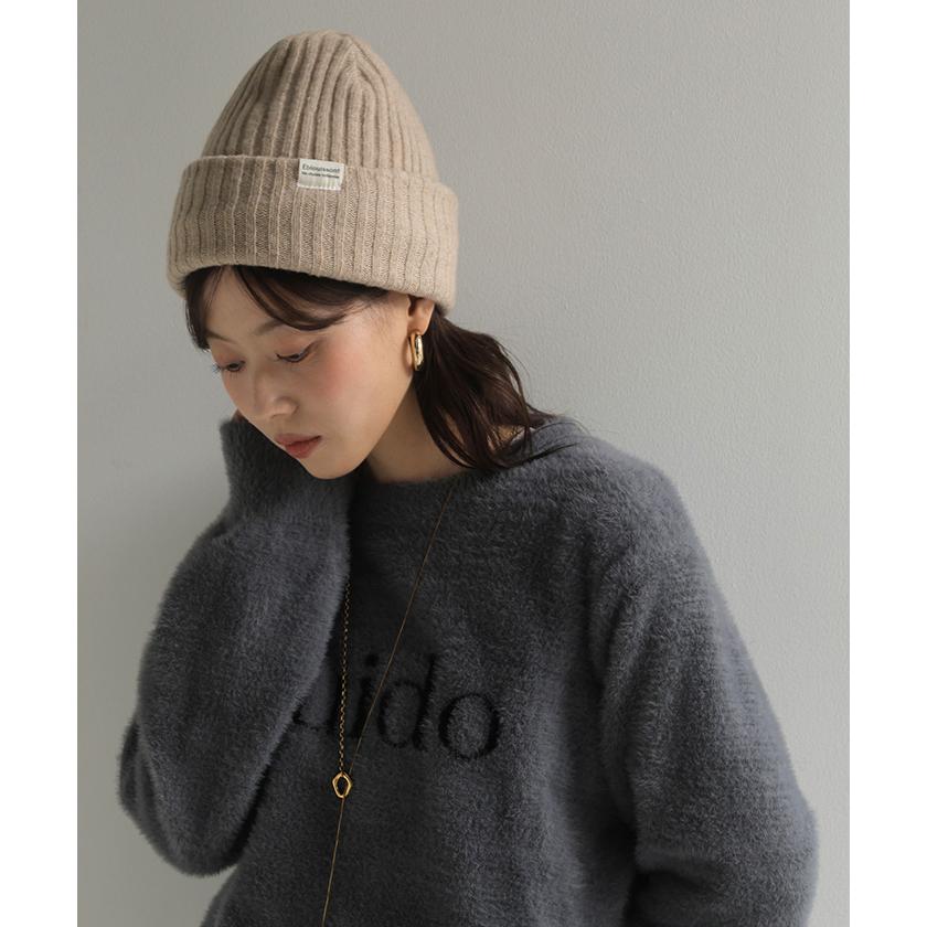 ニット帽 ニット レディース 2WAY リバーシブル リブ編み ケーブル編み ニットキャップ ニットハット ビーニー ワッチ 帽子 2way帽子 リブ | HUG.U | 19