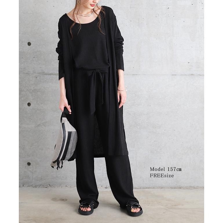 ルームウェア レディース  パジャマ セットアップ 部屋着 カーディガン | HUG.U | 05