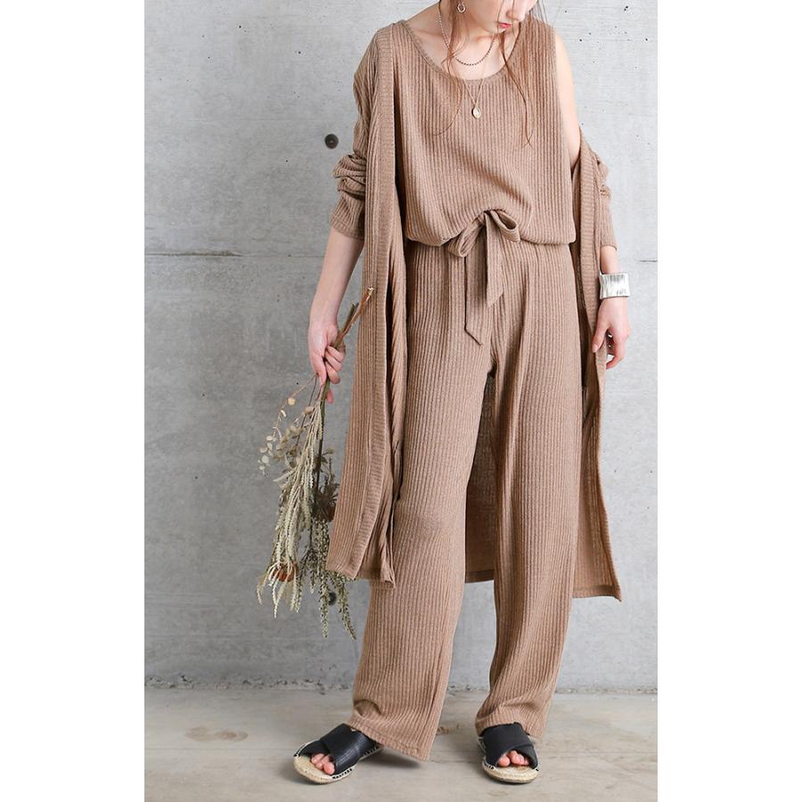 ルームウェア レディース  パジャマ セットアップ 部屋着 カーディガン | HUG.U | 06