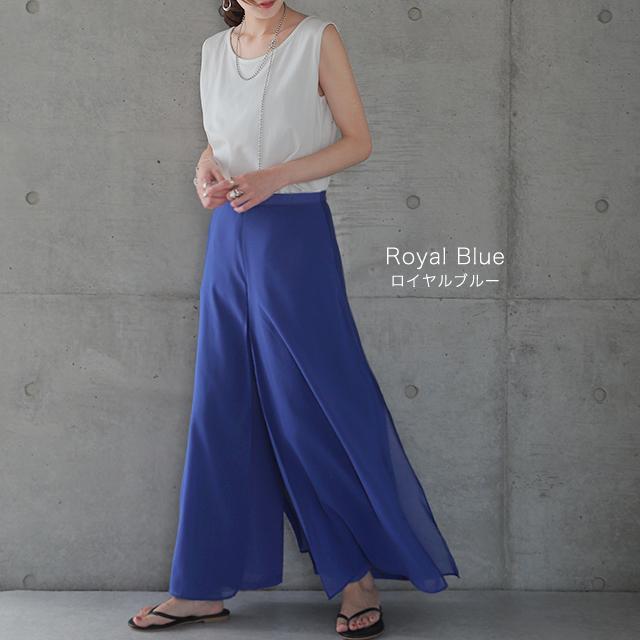 ワイドパンツ レディース 大きいサイズ ガウチョパンツ ワイドパンツルック | HUG.U | 19