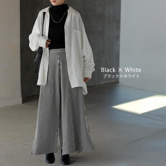 HUG.U ワイドパンツ レディース 大きいサイズ ガウチョパンツ