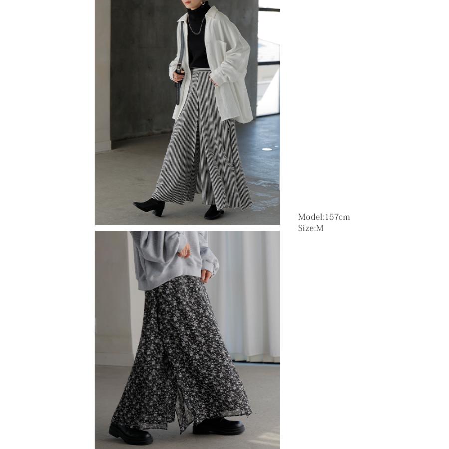 HUG.U（ハグユー） ワイドパンツ レディース 大きいサイズ ガウチョ