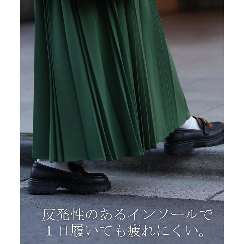 ローファー タッセルローファー ビットローファー 4cm ヒール レディース 靴 厚底 シューズ 歩きやすい | HUG.U | 10