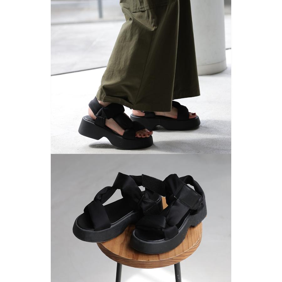サンダル スポーツサンダル 厚底 サンダル レディース スポサン 5cm ソール ベルト ベルクロ 厚底サンダル | HUG.U | 13