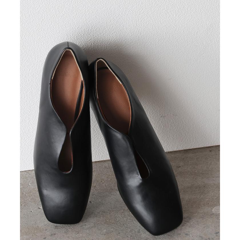 パンプス 大きいサイズ有 23.0cm 〜 25.0cm ブーツ シューズ レディース ブーティー ショートブーツ Vカット 歩きやすい 太ヒール 5センチ ヒール | HUG.U | 03