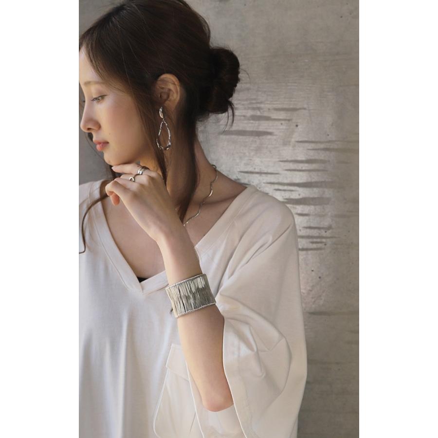 バングル 太め レディース アクセサリー アクセ ブレスレット ブレス ゴールド シルバー メタル シンプル 太い きれいめ 上品 大人 ジュエリー 調節可能 Tatoo160 Hug U ハグユー 通販 Yahoo ショッピング