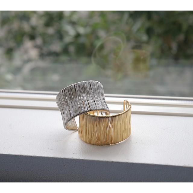 バングル 太め レディース アクセサリー アクセ ブレスレット ブレス ゴールド シルバー メタル シンプル 太い きれいめ 上品 大人 ジュエリー 調節可能 Tatoo160 Hug U ハグユー 通販 Yahoo ショッピング