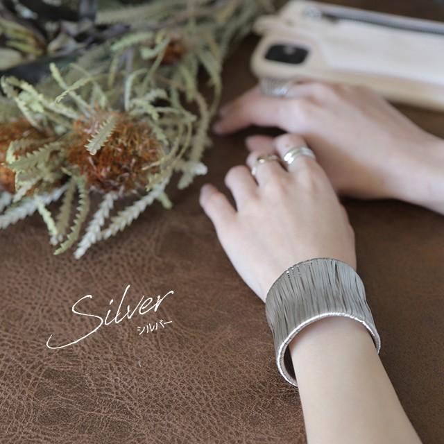 バングル 太め レディース アクセサリー アクセ ブレスレット ブレス ゴールド シルバー メタル シンプル 太い きれいめ 上品 大人 ジュエリー 調節可能 Tatoo160 Hug U ハグユー 通販 Yahoo ショッピング