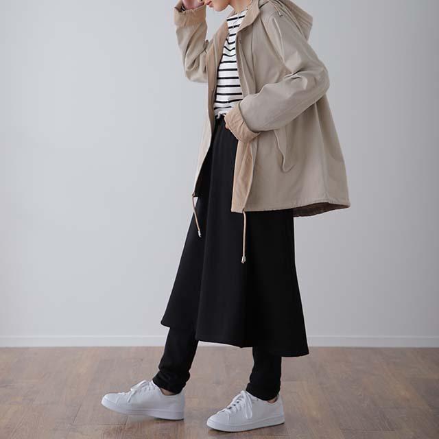 スカート付きレギンス レディース スカート付パンツ 裏起毛 スカート付レギンス 着る毛布 レギンス 2411sl | HUG.U | 17