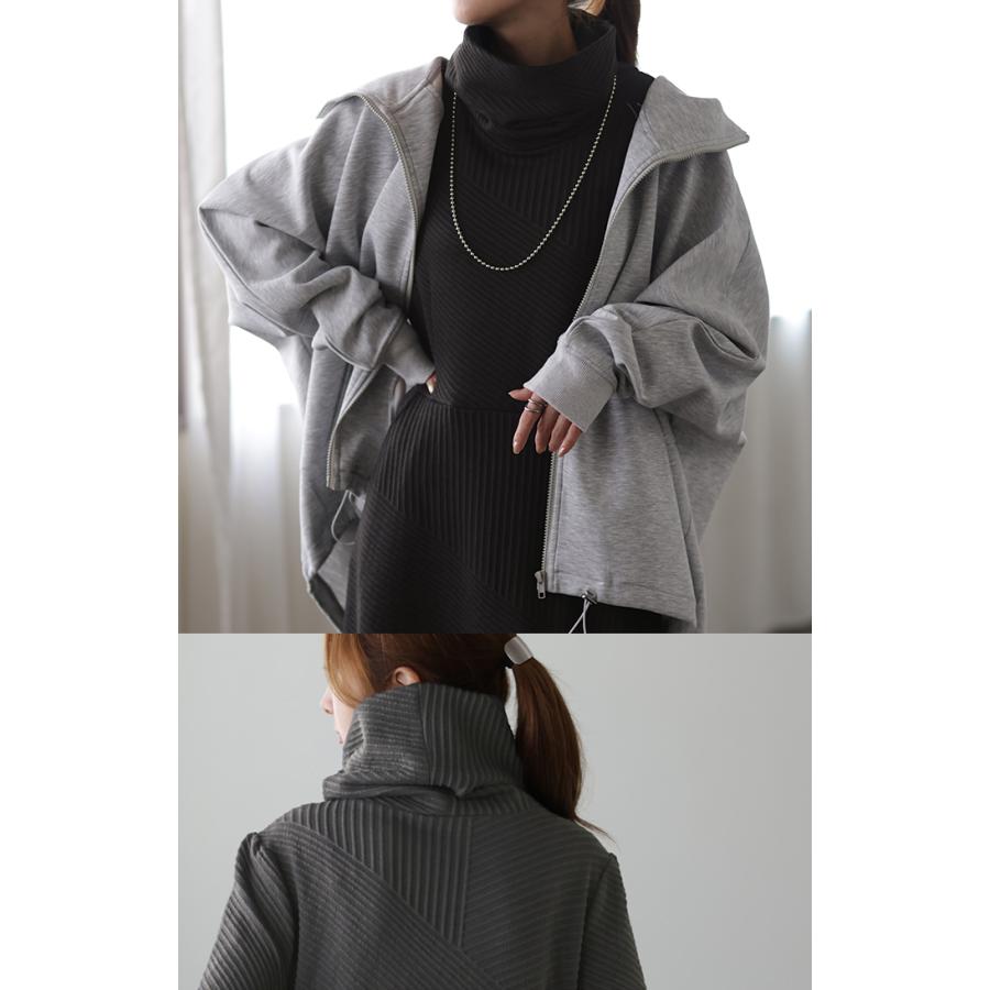 HUG.U ワンピース レディース 長袖 オフタートル フレア 小顔 HUG.U ワンピース レディース 長袖 オフタートル フレア 小顔